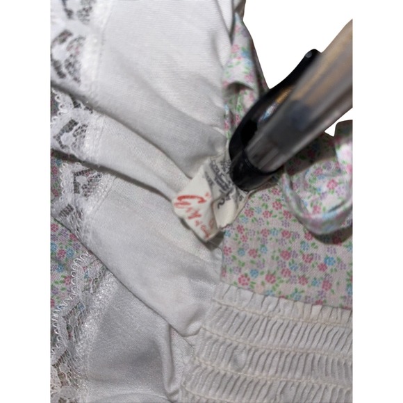 Evy Of California Vintage Girls USA Made Lace Dress T-2 Flower Dress Big‎ Doll - Picture 10 of 16